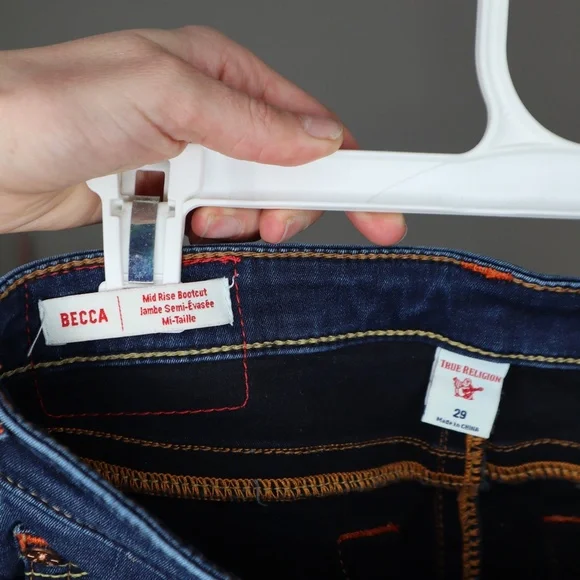 True Religion Becca Mid Rise Bootcut 29 - Picture 3 of 5